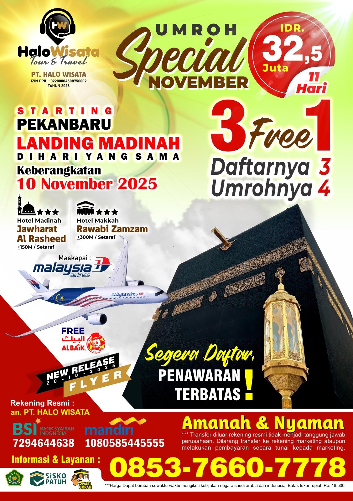 UMROH SPESIAL HARI PAHLAWAN