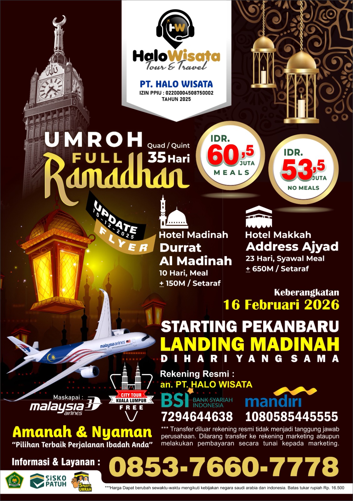 PAKET UMROH FULL RAMADHAN